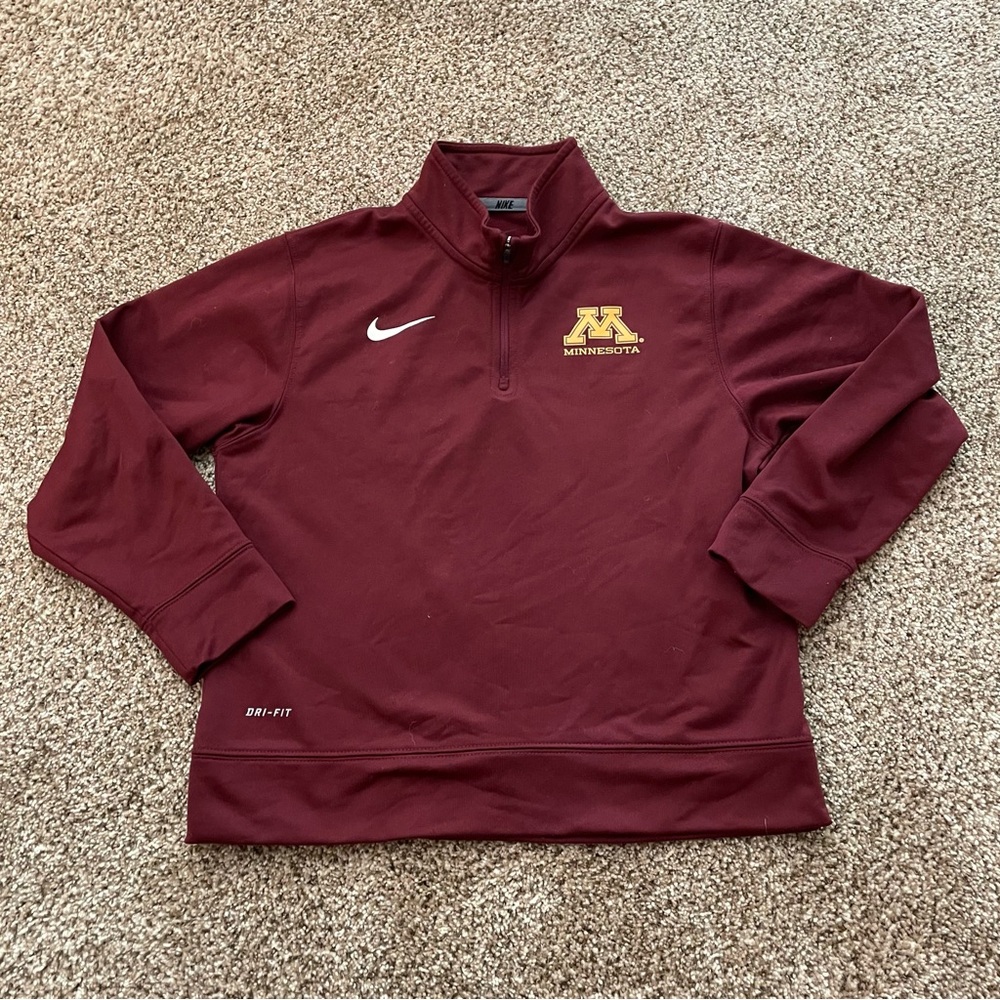 Nike Burgundy University of Minnesota  Dri-FIT Top